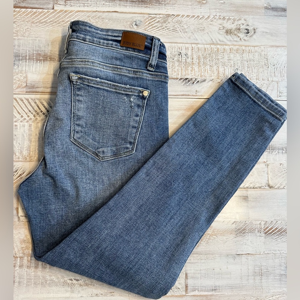 Judy Blue Light Wash Non-Distressed Skinny Jeans sz9